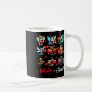 Valentine Squad Insects Bee Butterfly Ladybug Hold Coffee Mug