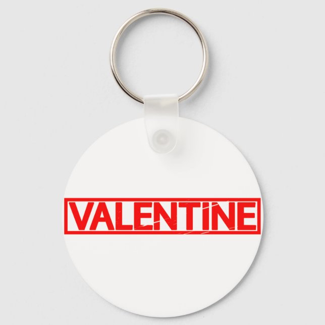 Valentine Stamp Keychain (Front)