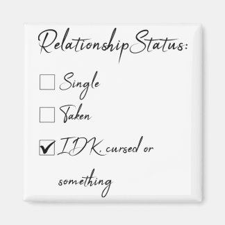 Valentine status for singles 43 magnet