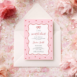 Valentine Sweetheart Baby Shower Invitation