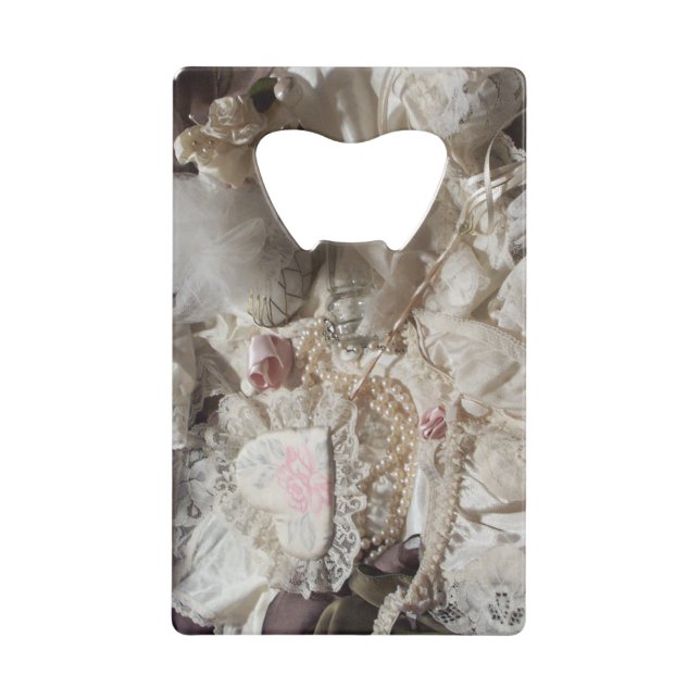 Valentine Sweetheart Credit Card Bottle Opener (Front)