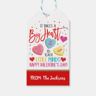 Valentine Teacher Gift Tag