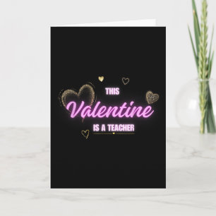 Valentine Teacher Spotlight With Hearts And Pink Card