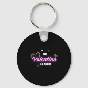Valentine Teacher Spotlight With Hearts And Pink Keychain