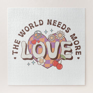 Valentine The World Needs More Love Jigsaw Puzzle