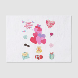 " VALENTINE"  TISSUE PAPER