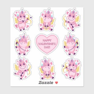 Valentine Unicorn Cupids