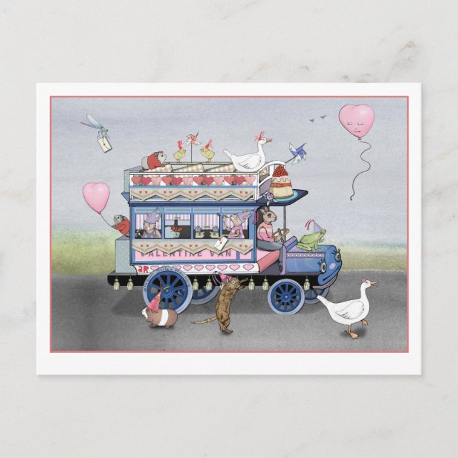 Valentine Van Postcard (Front)