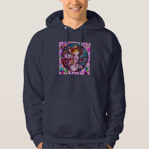 VALENTINE VENETIAN MASQUERADE CONFETTI HOODIE