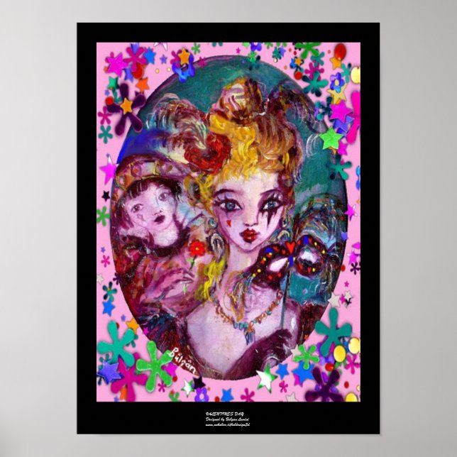 VALENTINE VENETIAN MASQUERADE MASKS POSTER (Front)