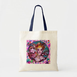 VALENTINE VENETIAN MASQUERADE MASKS TOTE BAG