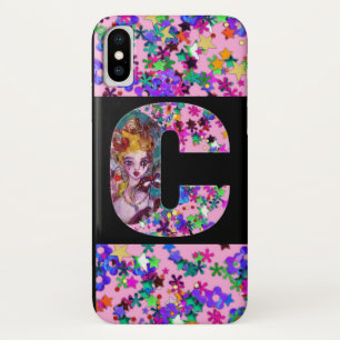 VALENTINE VENETIAN MASQUERADE MONOGRAM C LETTER Case-Mate iPhone CASE