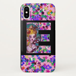 VALENTINE VENETIAN MASQUERADE MONOGRAM E LETTER Case-Mate iPhone CASE