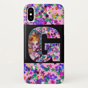 VALENTINE VENETIAN MASQUERADE MONOGRAM G LETTER Case-Mate iPhone CASE
