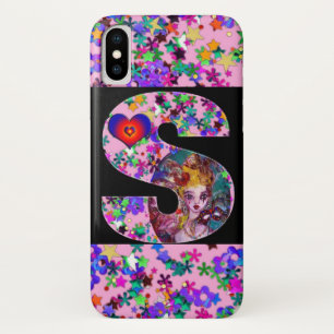 VALENTINE VENETIAN MASQUERADE MONOGRAM S LETTER Case-Mate iPhone CASE