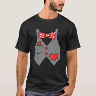 Valentine Vest Costume Cute Heart Love Boys Girls T-Shirt