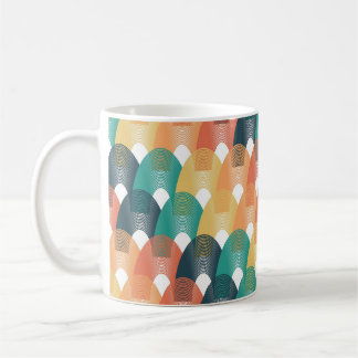 Valentine Vibes Art Nouveau Pattern Coffee Mug