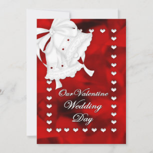 VALENTINE WEDDING INVITATION - HEARTS