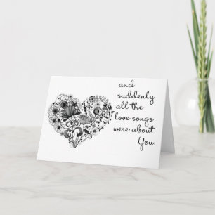 "VALENTINE WISH" FOR MY NEW SWEETHEART CARD