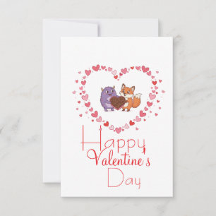 Valentine with friend card