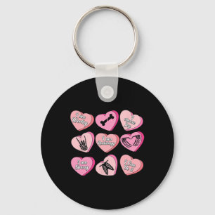 Valentine X-ray Technician Radiologic Technologist Keychain