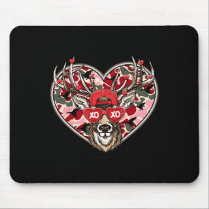 Valentine Xoxo Funny Deer Hunting Buck Men Women K Mouse Pad