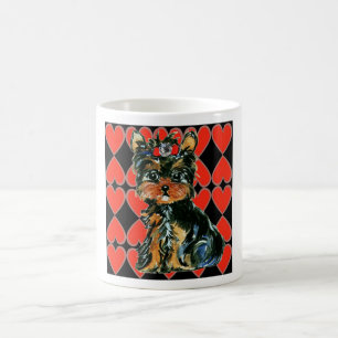 Valentine Yorkie Poo Coffee Mug