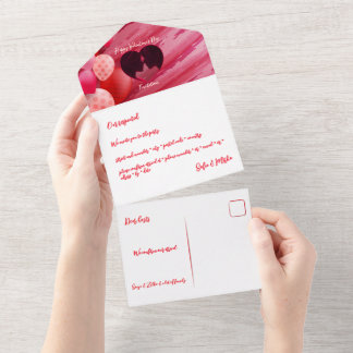 Valentine's All In One Invitation