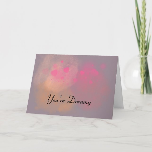 Valentines/Anniversaire Carte Dreamy (Devant)