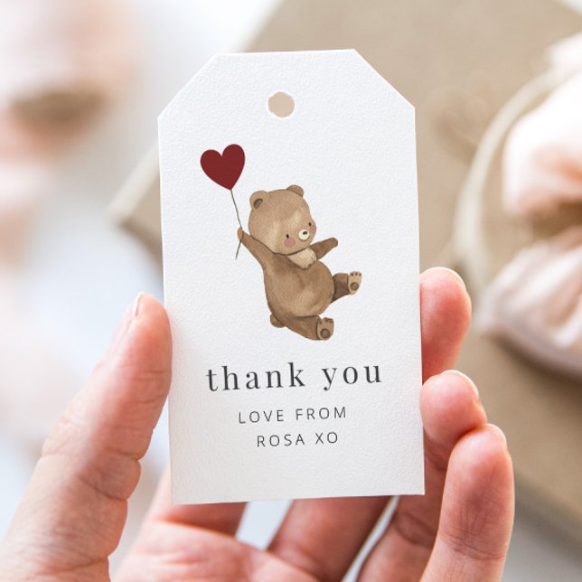Valentines Bear Gift Tag (Creator Uploaded)