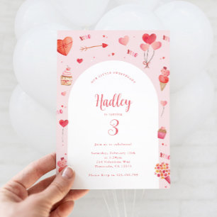 Valentines Birthday Invitation