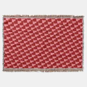 Valentine's Blanket Classic Hearts Throw Blanket