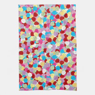 Valentines Bonbons Coeurs-Cuisine Serviette