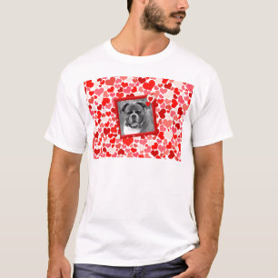 Valentines Boxer Dog Hearts T-Shirt