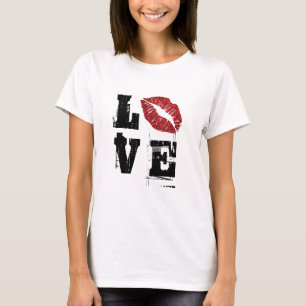 Valentines Cadeaux Pour Elle - T-Shirt D'Amour Emb