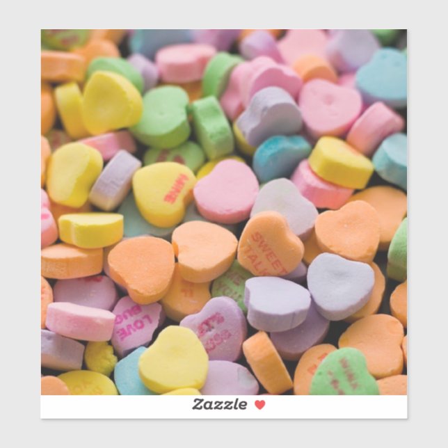 VALENTINE'S CANDY HEARTS  (Sheet)