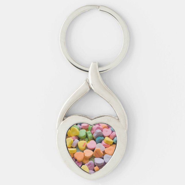 VALENTINE'S CANDY HEARTS  KEYCHAIN (Front)