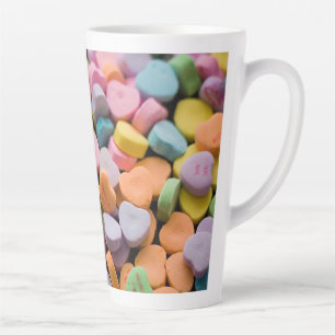 VALENTINE'S CANDY HEARTS LATTE MUG