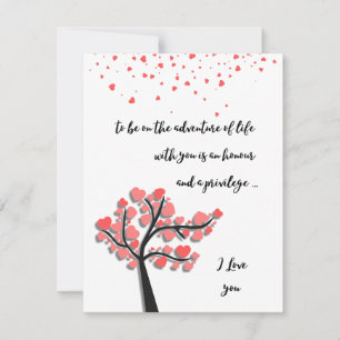 Valentines Card, adventure of life Holiday Card