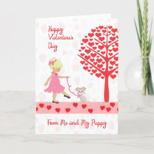 Valentine's Card from One Female Child to Another