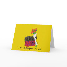 Valentine's Card with a Slothified Sloth