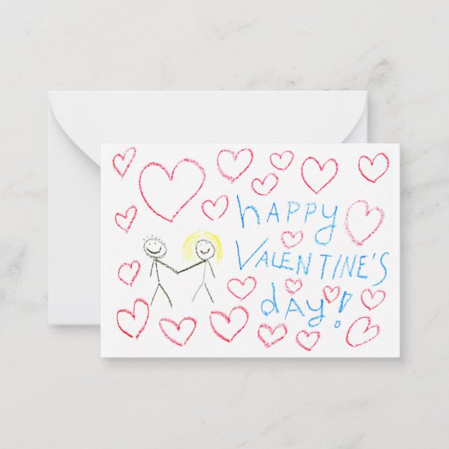 Valentines Cartes de jour à distribuer pour les en (Devant)