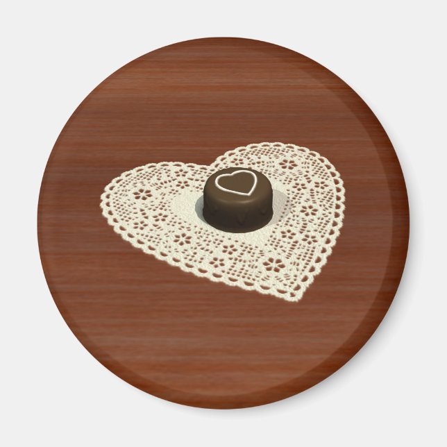 Valentines Chocolate Magnet (Front)