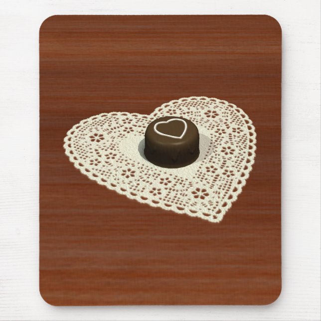 Valentines Chocolate Mouse Pad (Front)
