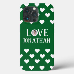 Valentines Couple Heart Custom Personalized Photo iPhone 13 Pro Case