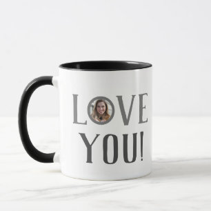 Valentines Couple Heart Custom Personalized Photo Mug