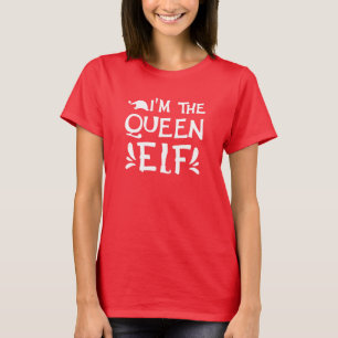 Valentines Couples I am The Queen ELF T-Shirt