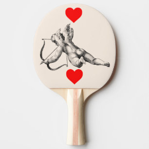 VALENTINE'S CUPID CHERUB PING PONG PADDLE FOR WIFE