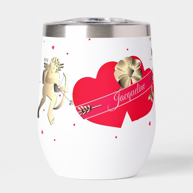 Valentine's Cupid & Hearts  (Front)