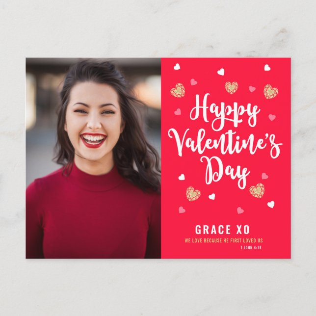 Valentine's Custom Postcard (Front)